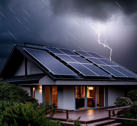 Tempestade causa interrupção energética em casa inohouse